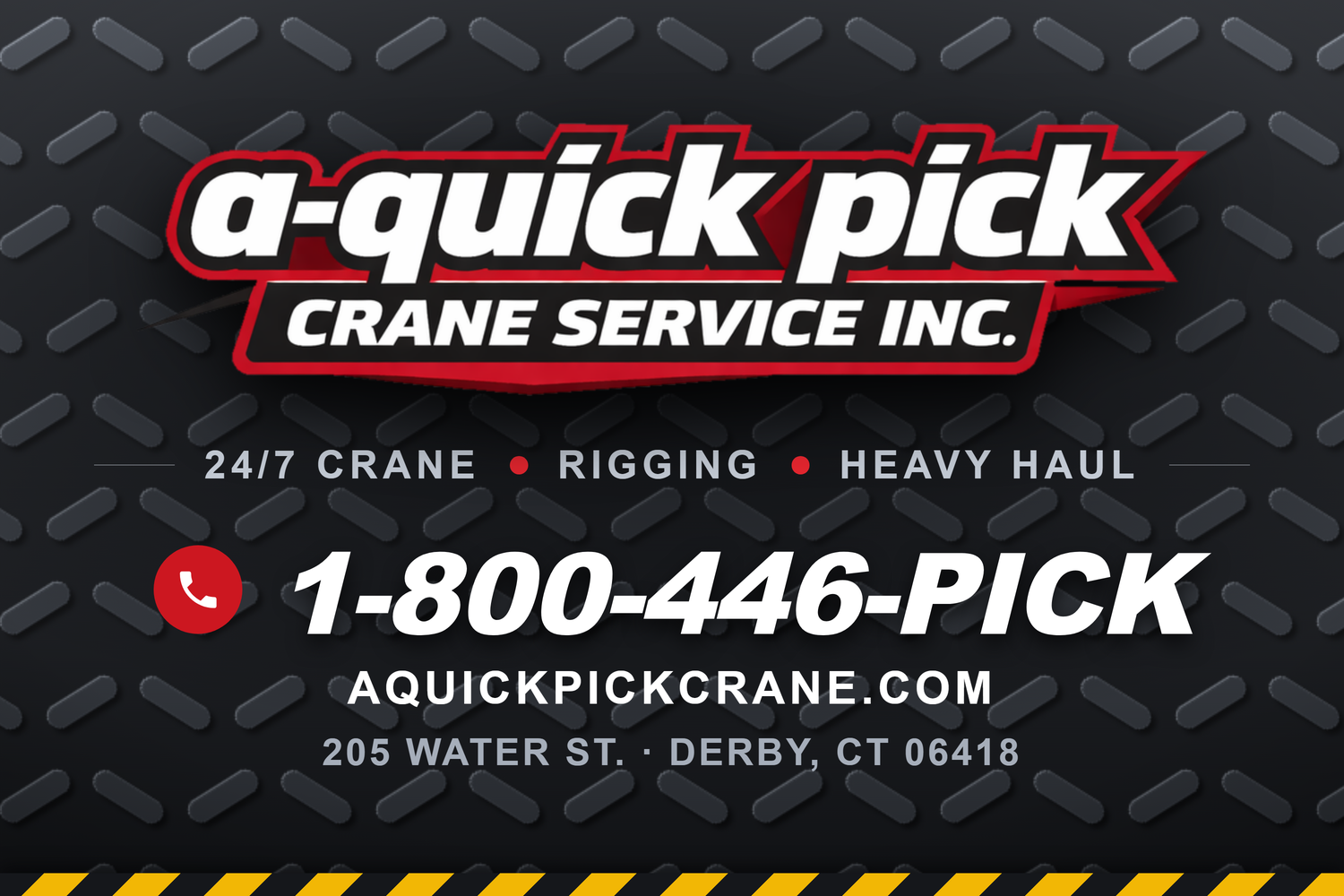 A Quick Pick Crane & Rigging Service